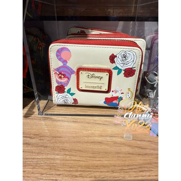 Loungefly Disney Alice in Wonderland Color Changing Roses Zip Wallet - Picture 2 of 6